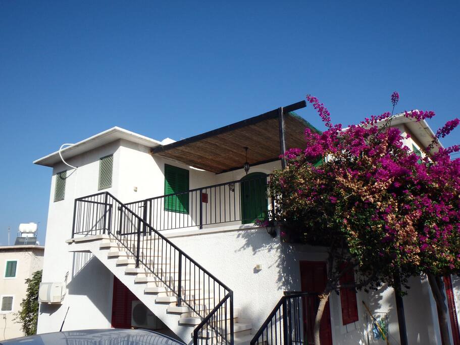 The apartment is located on the first floor