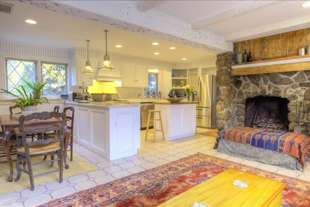 Eat in Kitchen with Fireplace