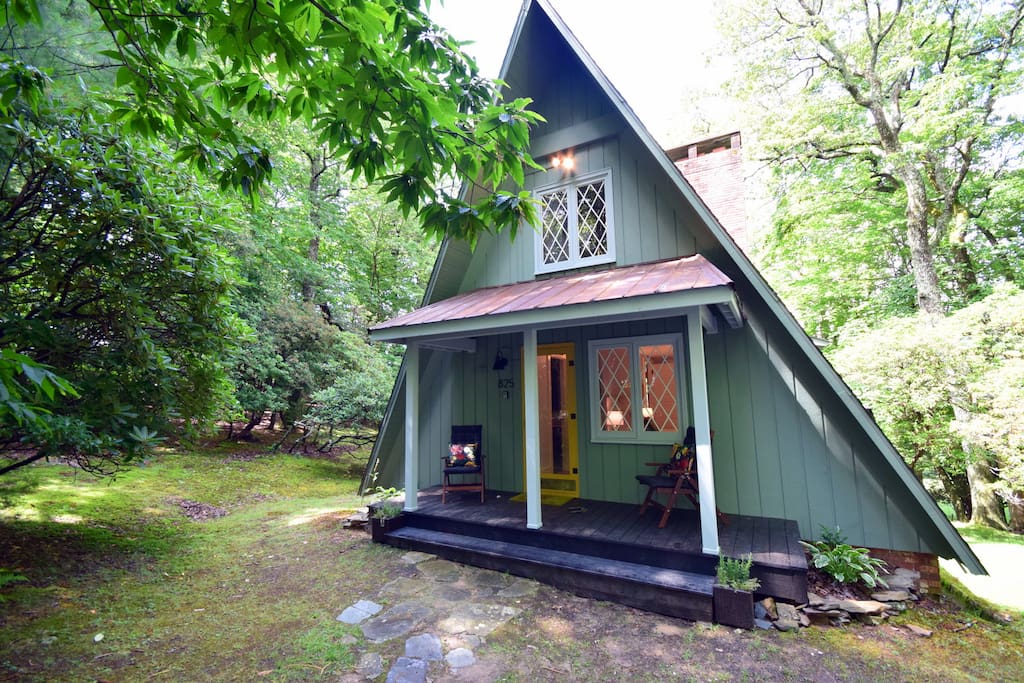 Elegant Retro A Frame Cabins For Rent In Roaring Gap