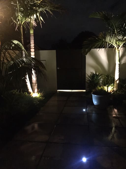 Courtyard at night time