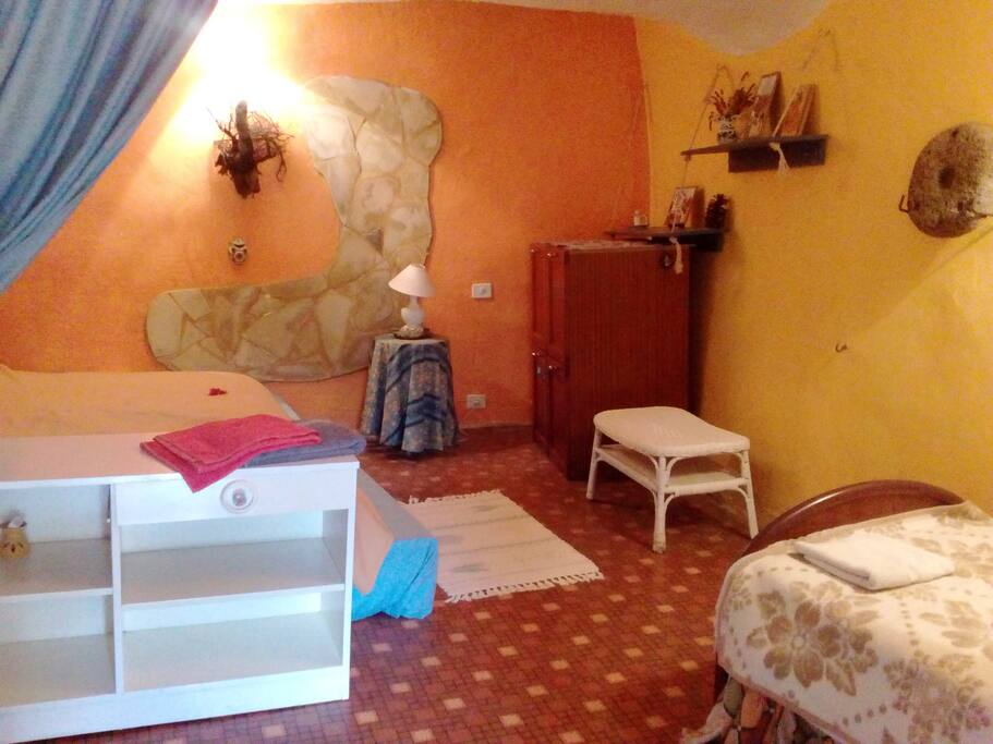 The room