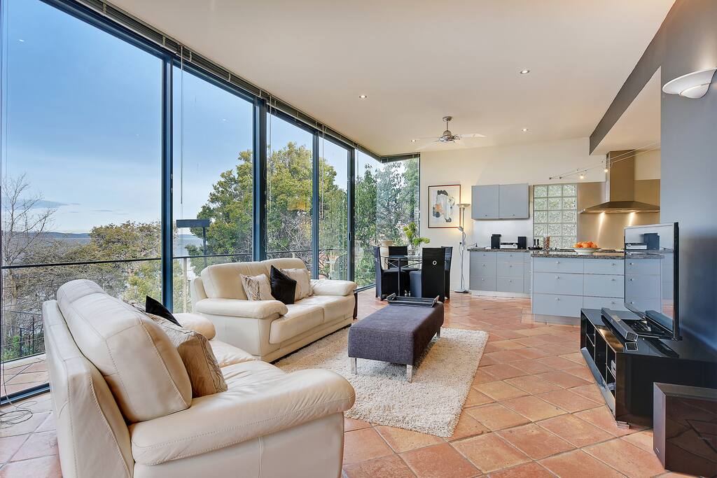 Take in the serenity whilst relaxing on the comfortable couches