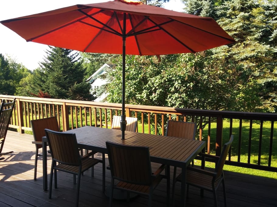 Deck with furniture included
