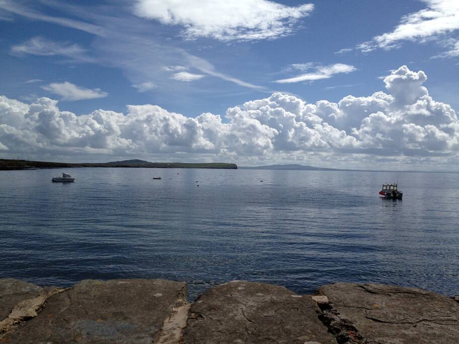 Summer - our view across the bay