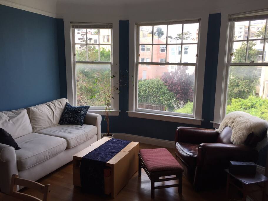 Garden facing living room.
