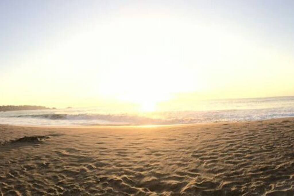 Atardecer en Playa Grande de Quintay