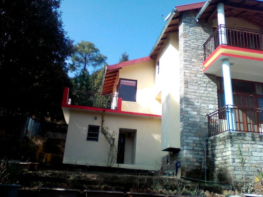 West side exterior view