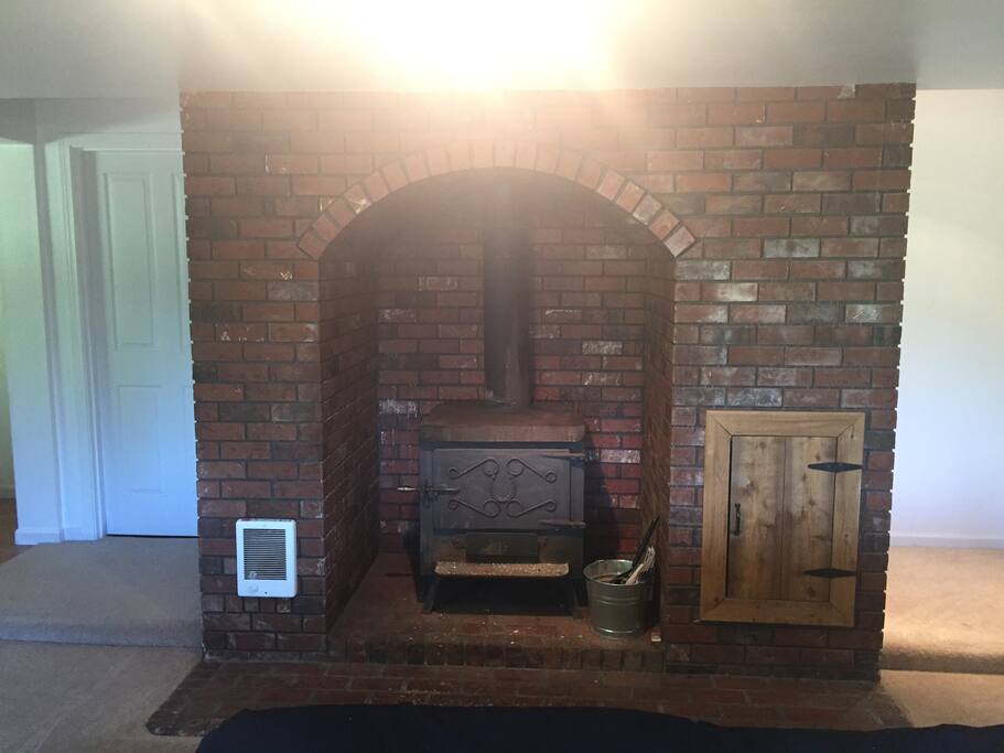 Living room fire place