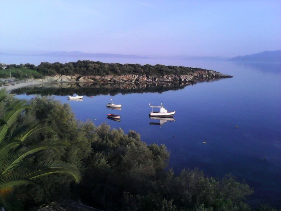 Θέα από επάνω βεράντα