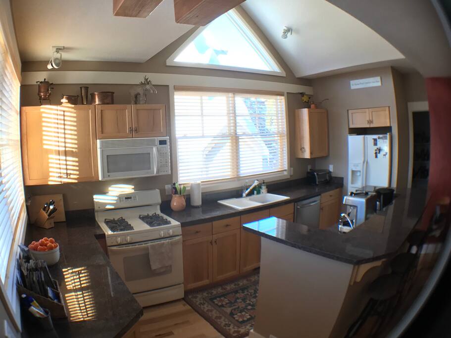 Kitchen with all the gadgets