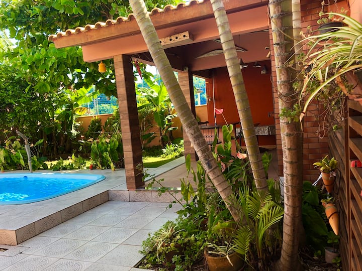 Linda Casa Com Piscina Wifi 3suites Churrasqueira - Governador Celso Ramos