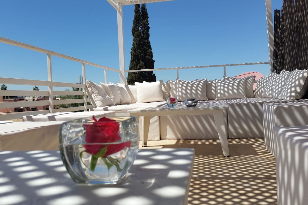 Terrasse du Riad Vendôme & Spa