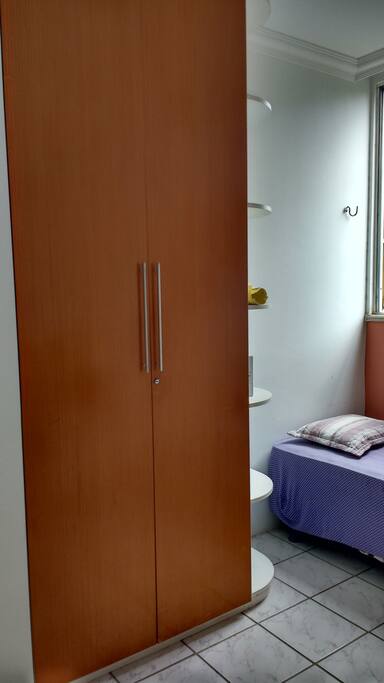 Espaço reservado para suas roupas
