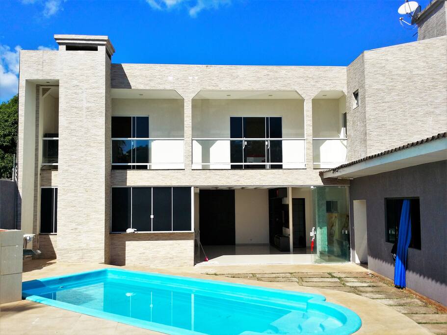 Estilo uma casa de Praia , para voce se sentir realmente de férias em uma Cidade turística de Foz do Iguaçu