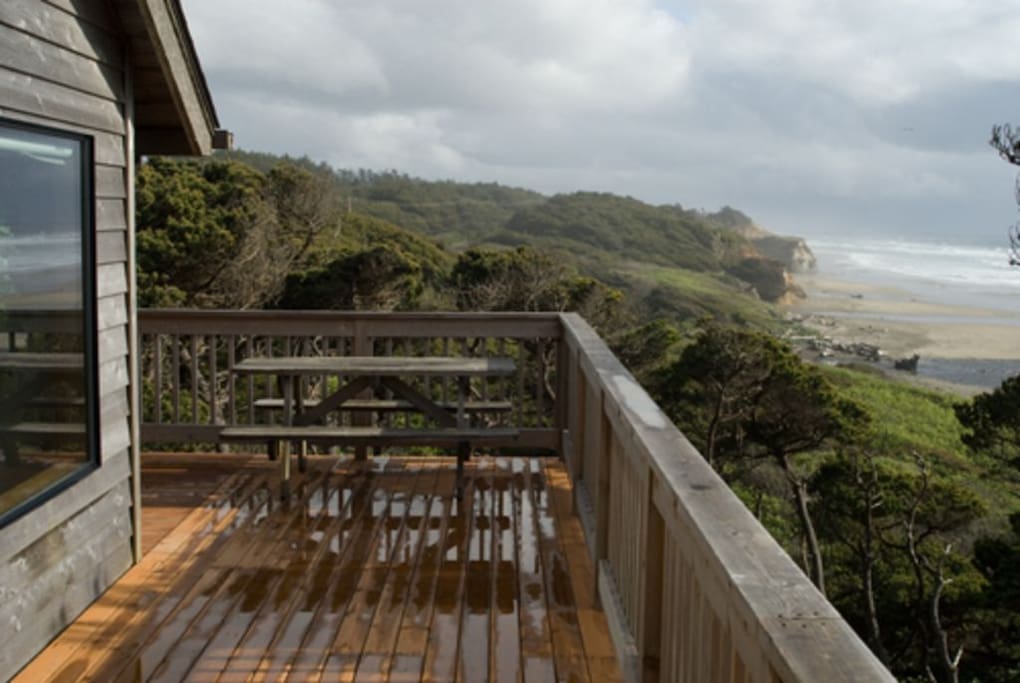 Stunning view from deck on main floor.