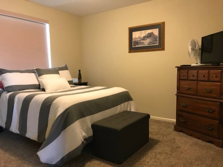 Private room with blackout shades