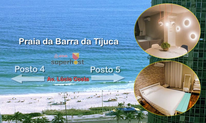 Apartamento Design VIP Praia da Barra - 3 quartos