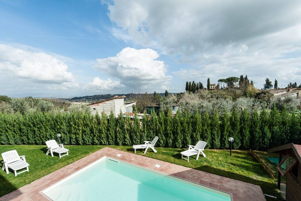 Vista della piscina