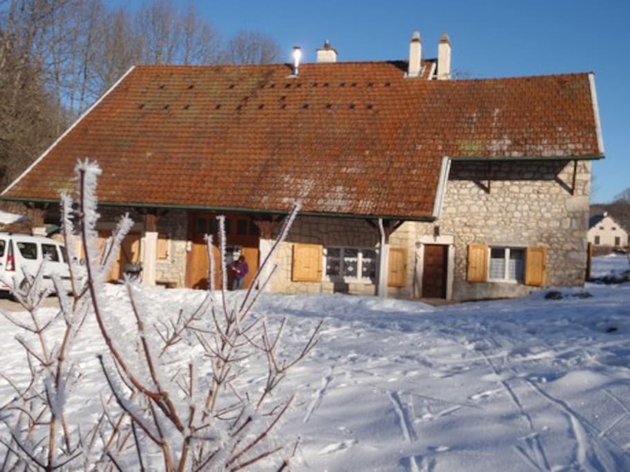 Le gîte en hiver