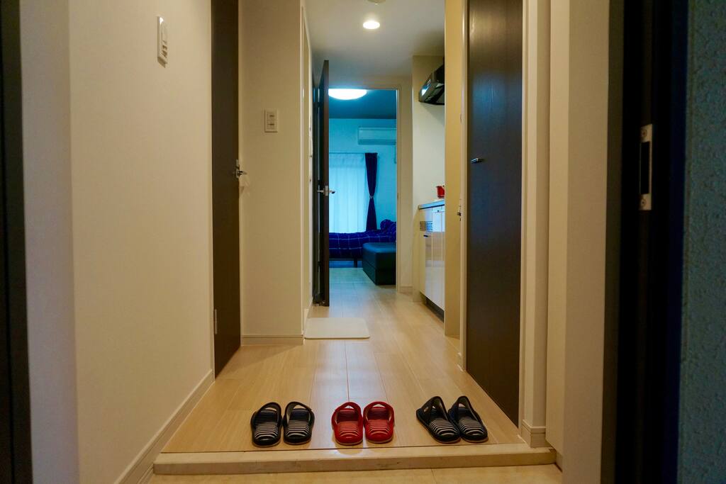 front door and hallway