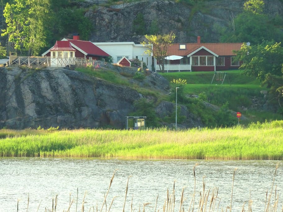 The view to Casa Sunningen.