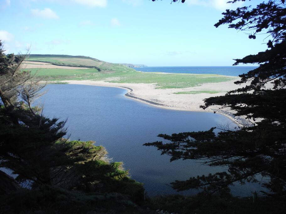 Loe Pool, Loe bar and coast path just 2 miles walk
away.