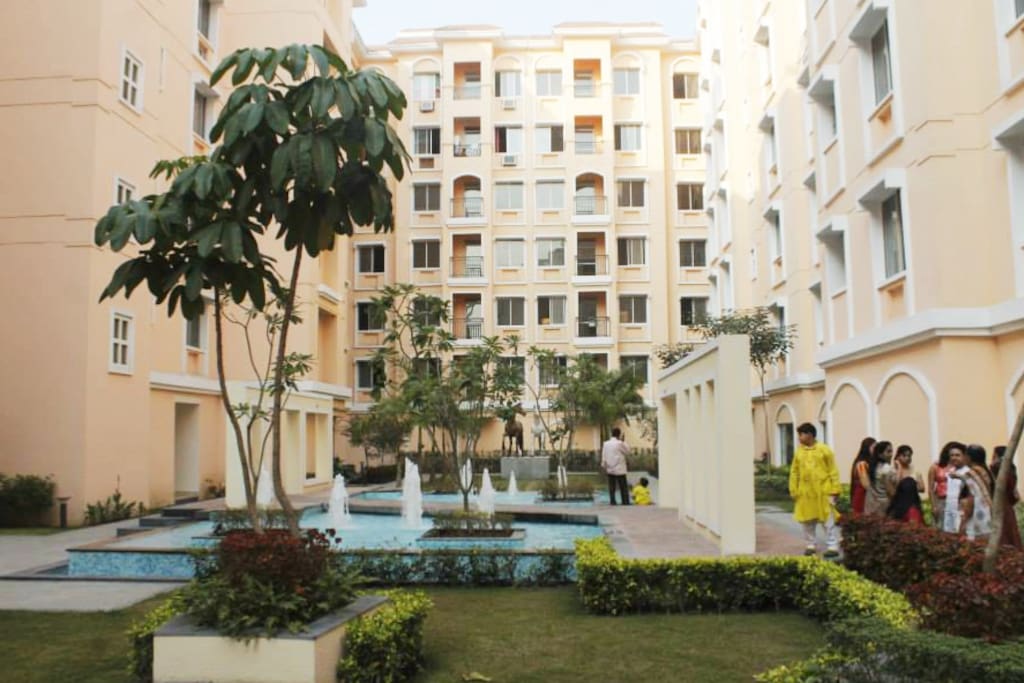 The garden view as seen from the apartment is a perfect spot for a photo, make sure you take one.