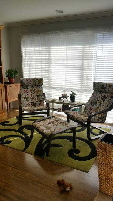 Quiet and sunny spot for resting