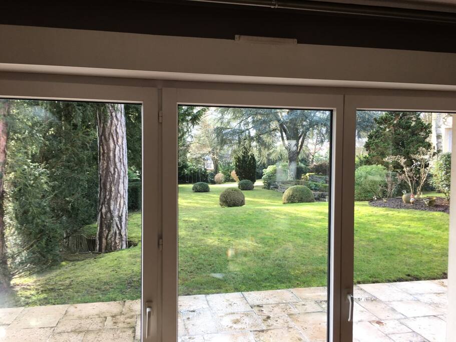 Vue du parc du salon