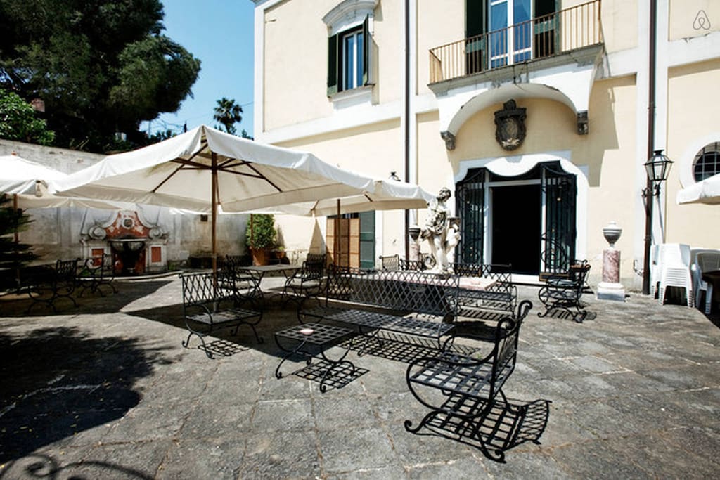 The courtyard