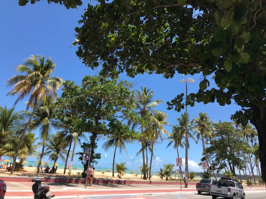Vista da portaria do predio