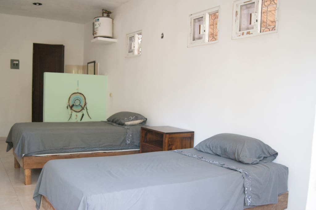 2 bed room & private bathroom