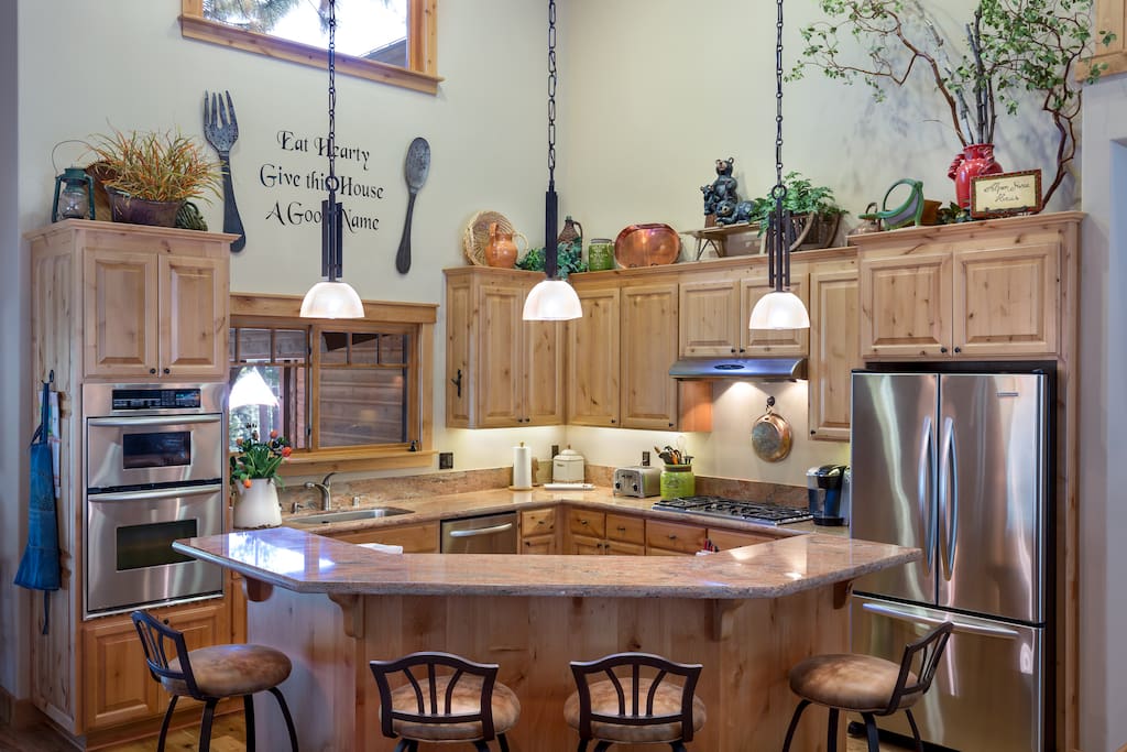 Kitchen within the great room