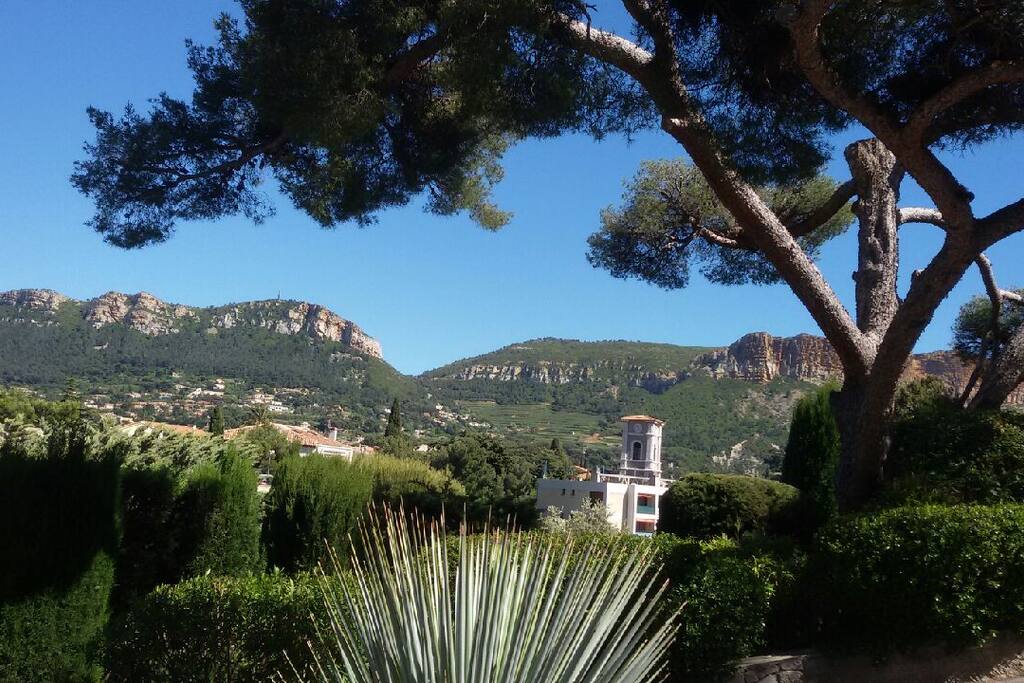 Vue depuis la résidence de l'appartement.