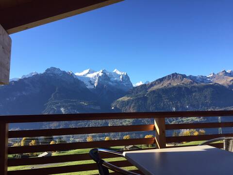 Chalet Fuhri with stunning mountain views