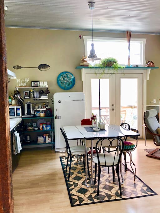 Entry way kitchen view