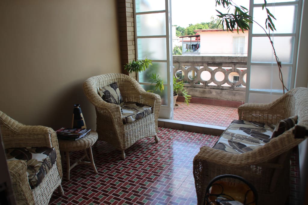 terrace with balcony