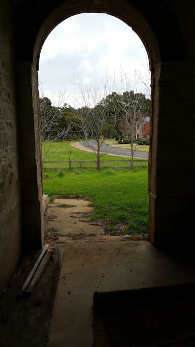 The view from the bedroom.