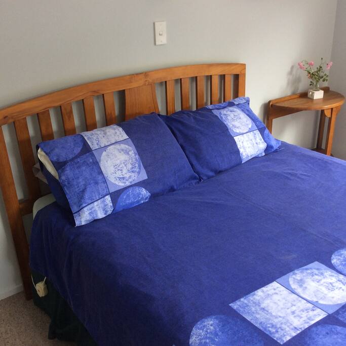 Queen sized bed