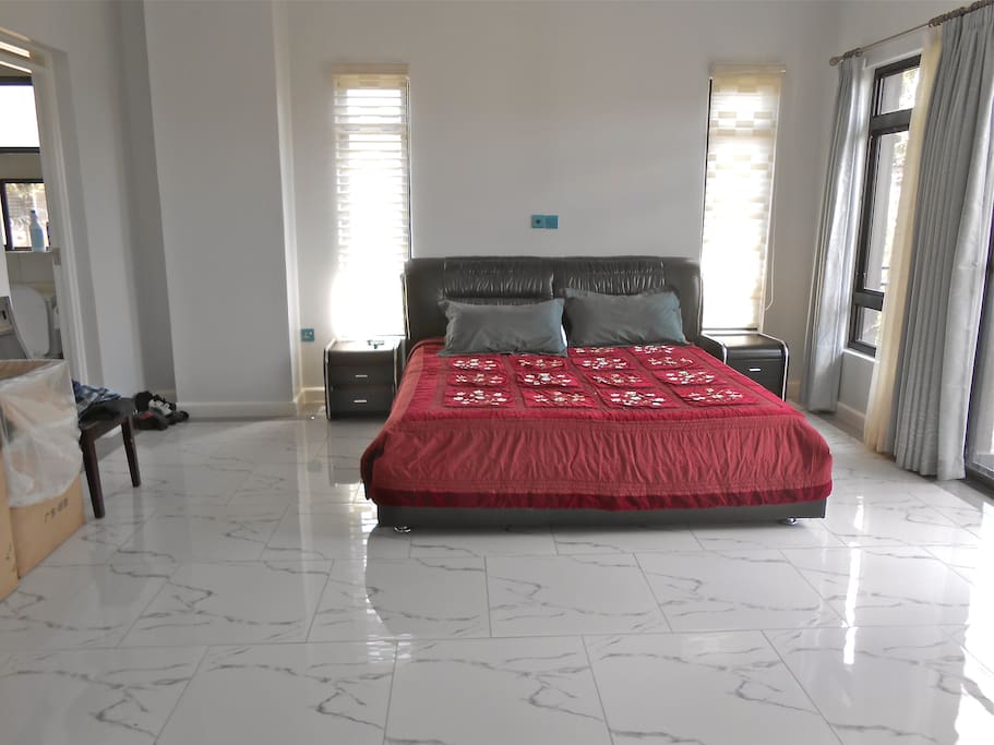 Master bedroom with balcony and ensuite