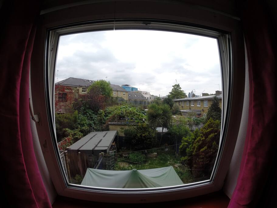 The view over the garden(s) from your window