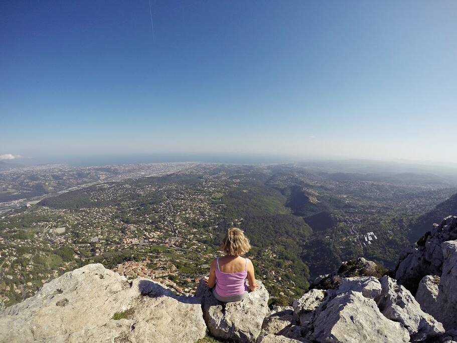 La Côte d'Azur à nos pieds