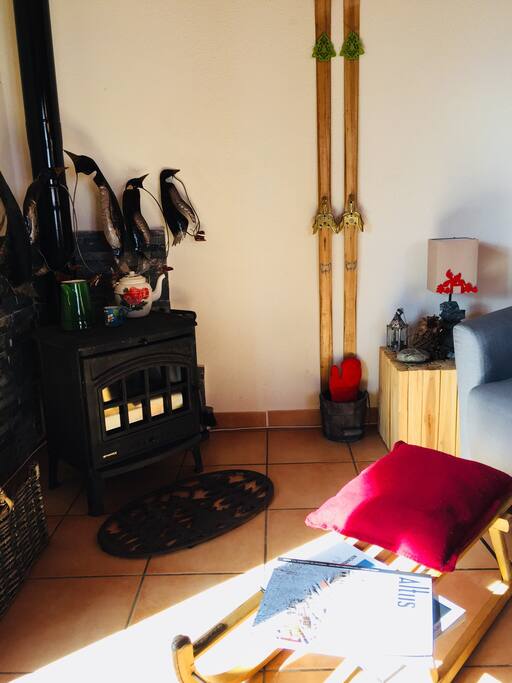 Poêle à bois / salon