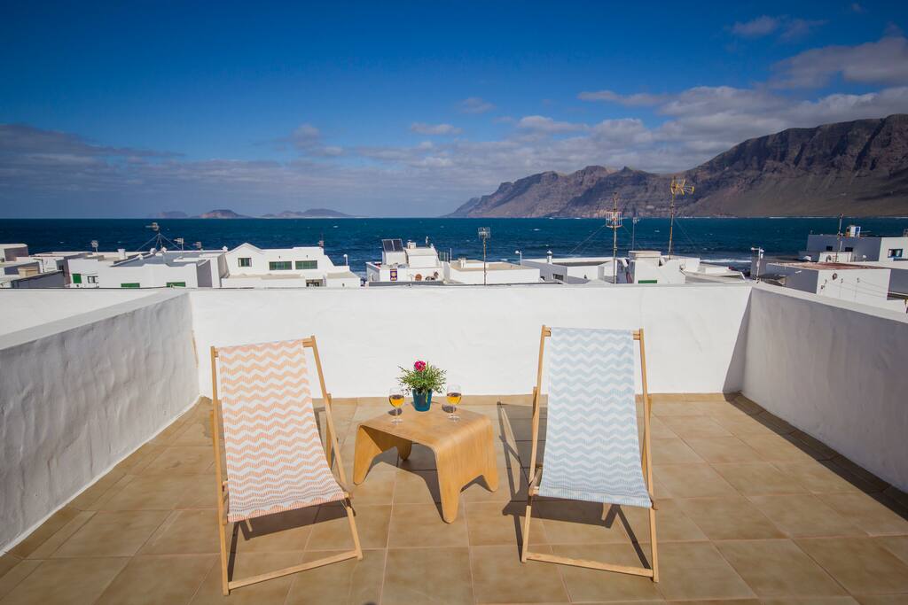 Terraza con vistas.