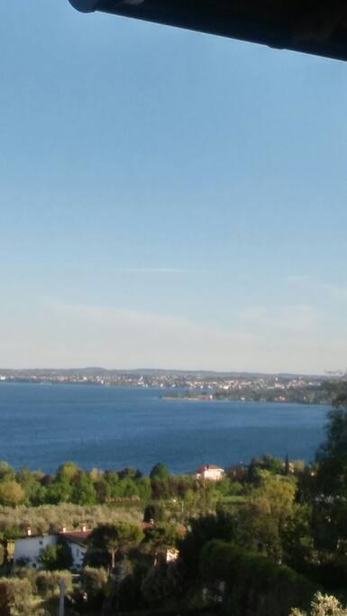 vista dal balcone