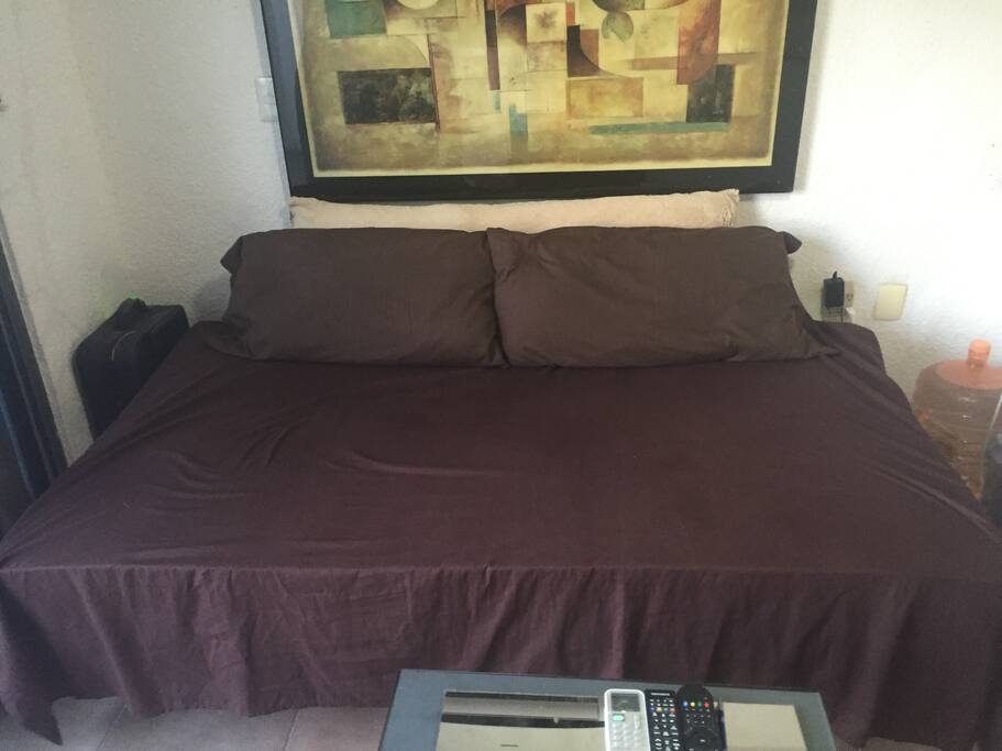 Sofa bed that sleeps 2. It is a matrimonial size