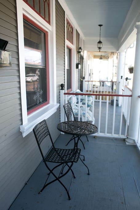 The front porch.