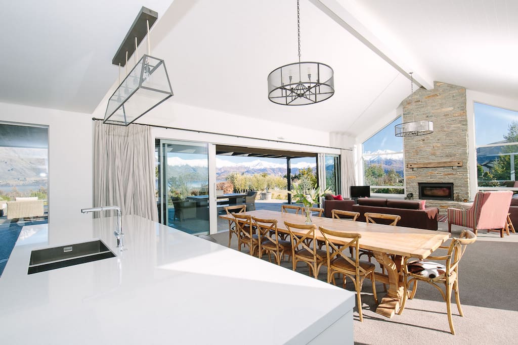 Open plan living space