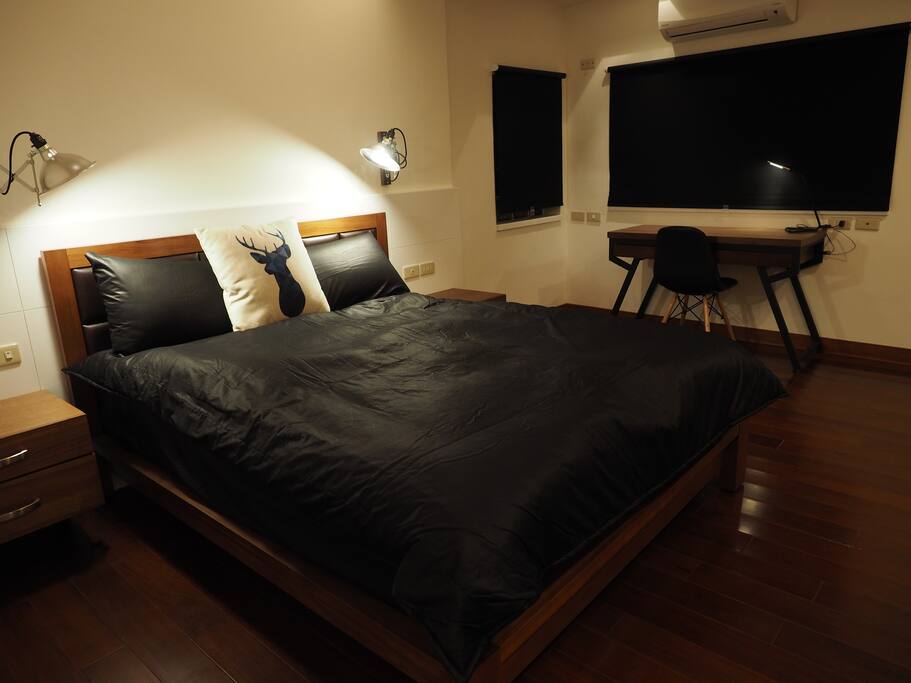 With comfy double bed