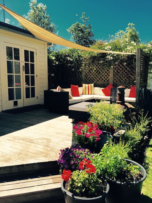 Outside seating area